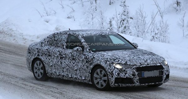 Audi A4 2015 spyshot avant
